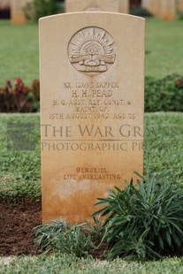 BEIRUT WAR CEMETERY - PEAD, HARRY HAMILTON